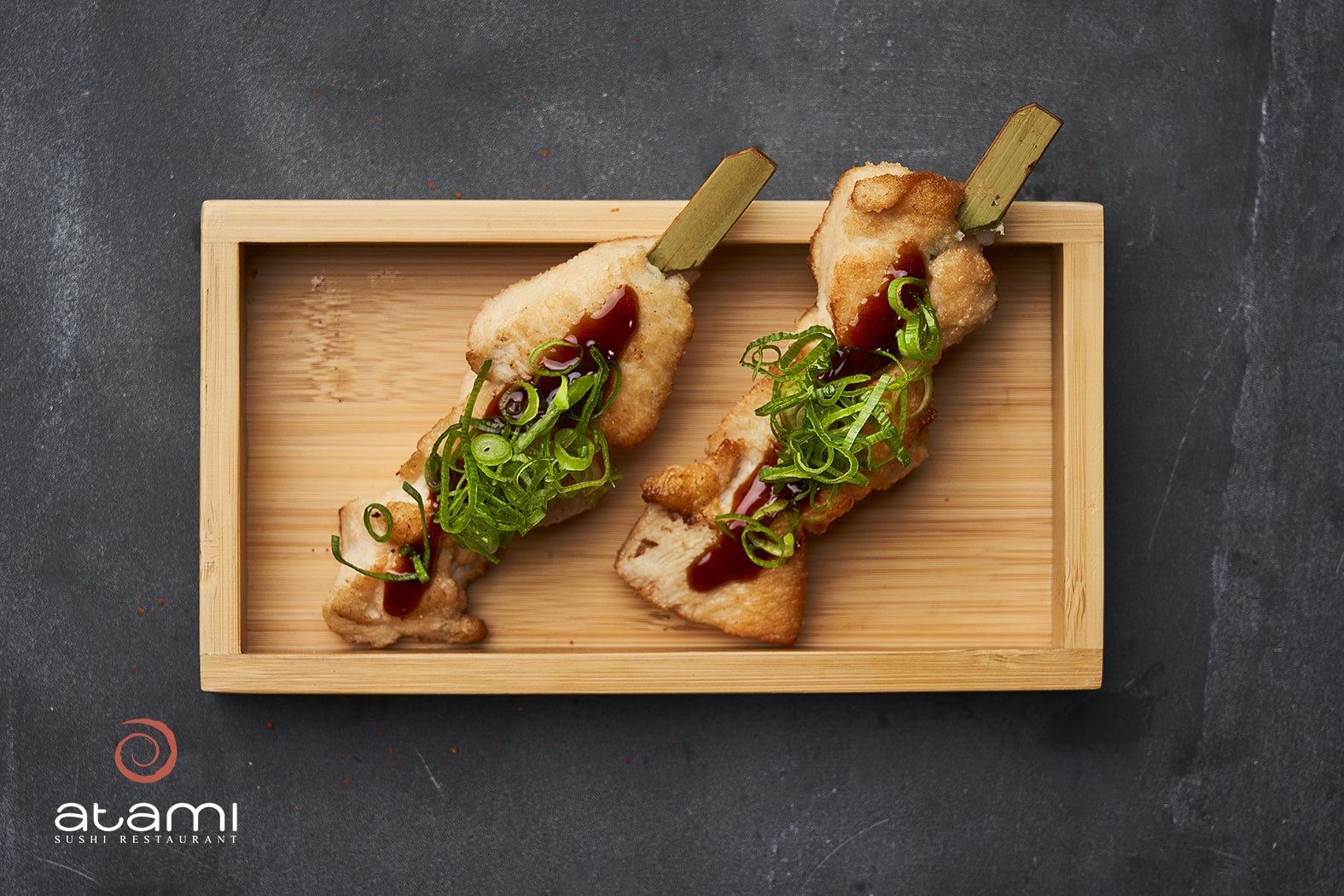 Atami214 214. Kylling Med Teriyaki Forårsløg - Billede 1