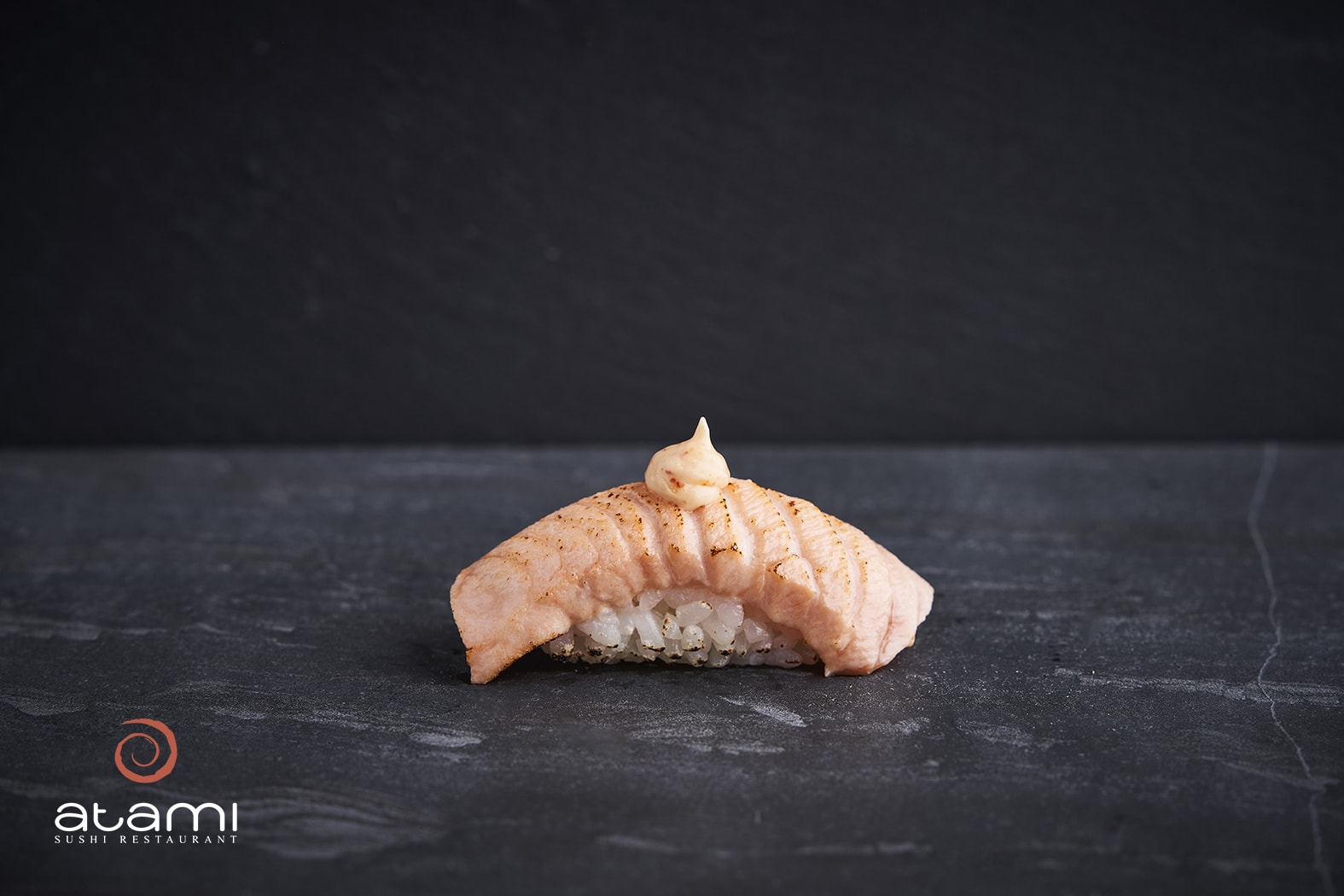 Atami262 262. Laks, Spicy Mayo Med Hvidløg - Billede 1